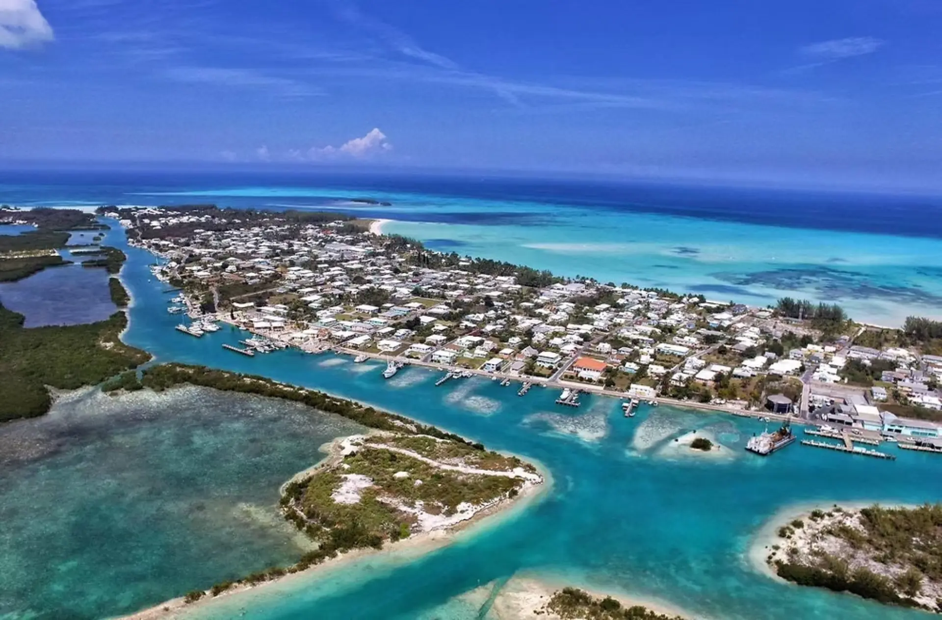 Spanish Wells Aerial Shot